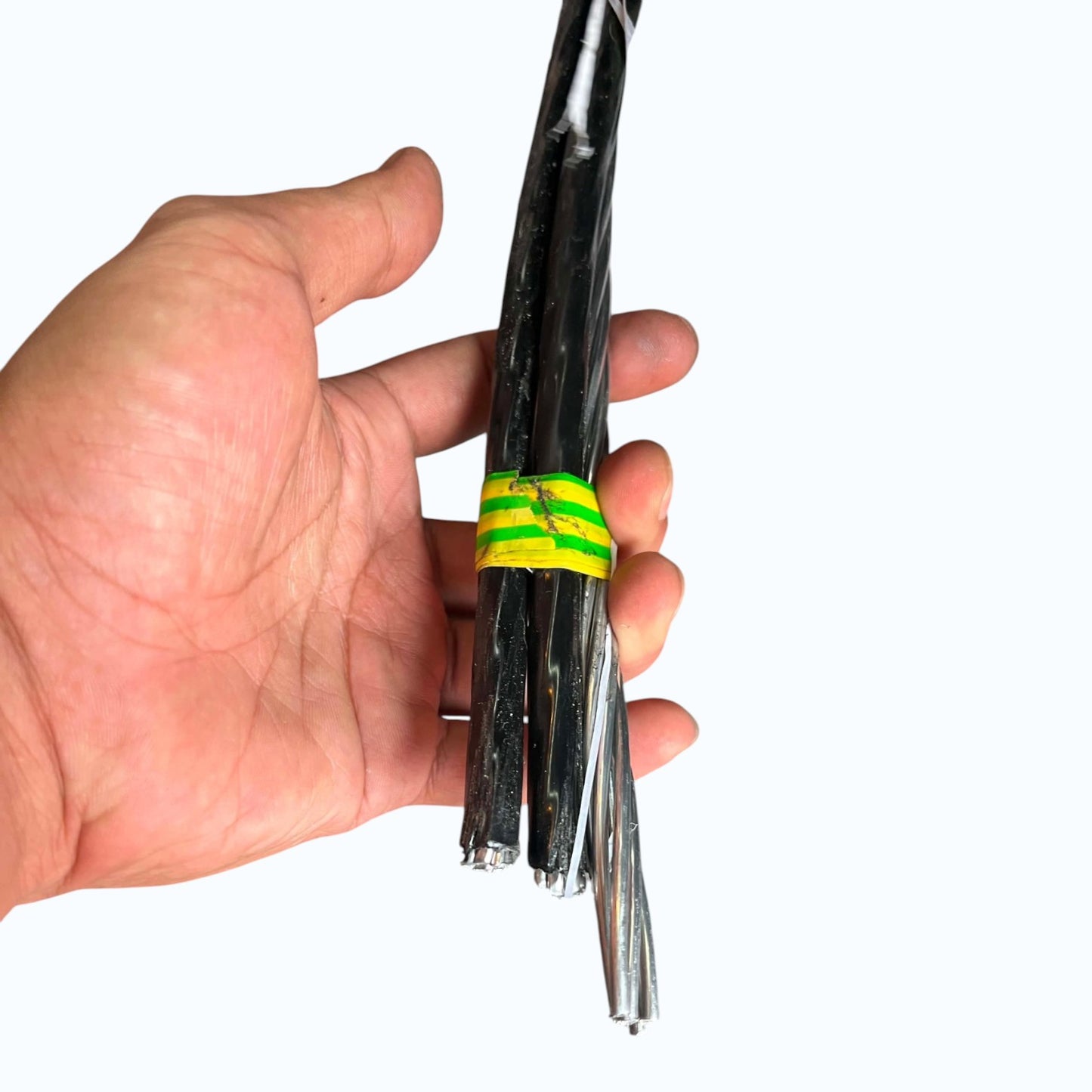 Hallux Service Drop Wire Triplex AWG 4/7 22mm 2 Cable Insulated and 1 Bare