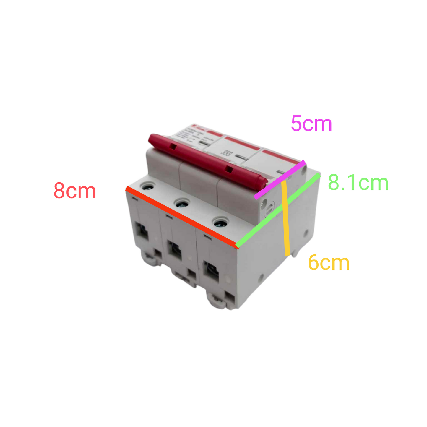 Himel 80A 3P 10KAIC 220V Miniature Circuit Breaker MCB HDB3w125H3C80 Electx Electrical Supply 8
