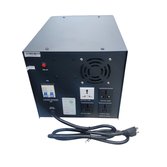 Himark 5000W AVR Low Input Voltage Series ( Pure Black) 90V-240V Input 220V and 110V Output SVL-5000 VA SL