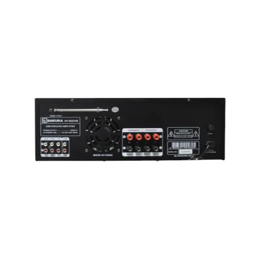 Sakura 550W Amplifier USB, SD Bluetooth Port 5.1 Channel 2 Mic Input AV-5023UB