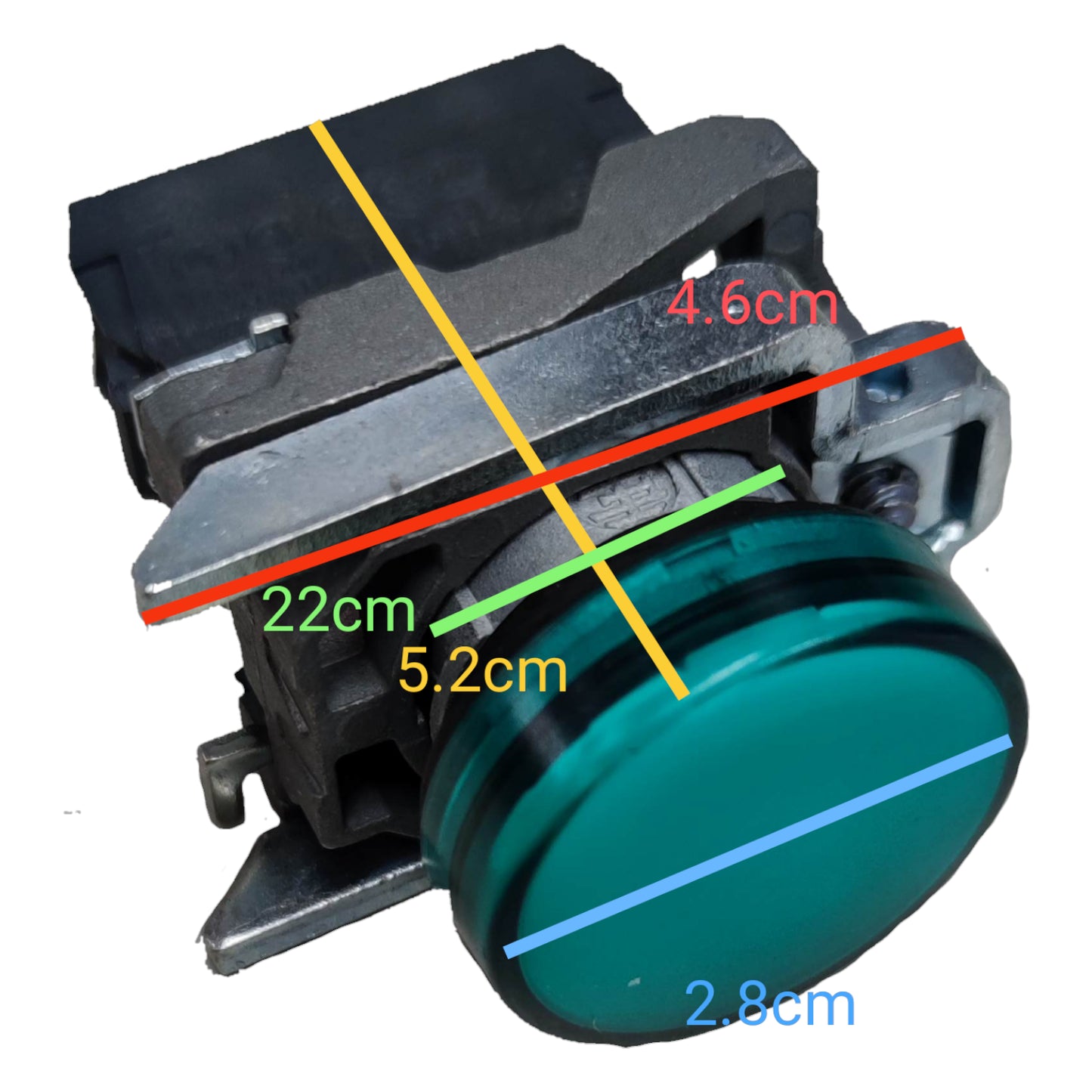 Schneider LED Pilot Lamp 22mm 220V Red And Green XB4BVM3 XB4BVM4 Pilot Light