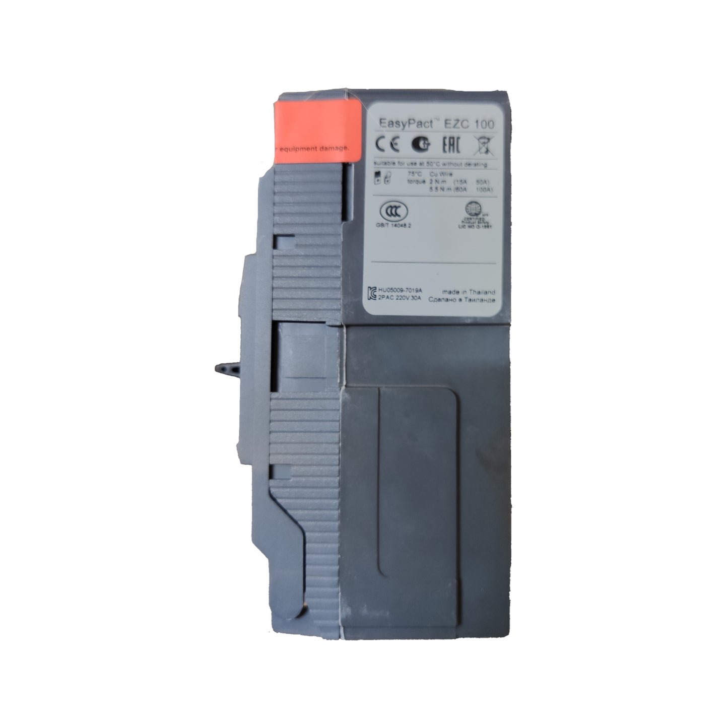 Schneider 25A 2 Pole Breaker Industrial Easy Pact Single Phase Industrial Circuit Breaker EZC100H2025 25KAIC 250V MCCB