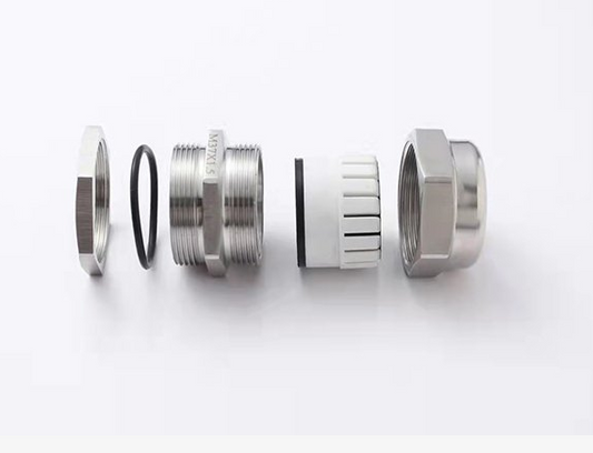 McGill Cable Gland 18-22mm PG Series, Stainless Steel PG29 Cable Gland Nickel Brass Plated