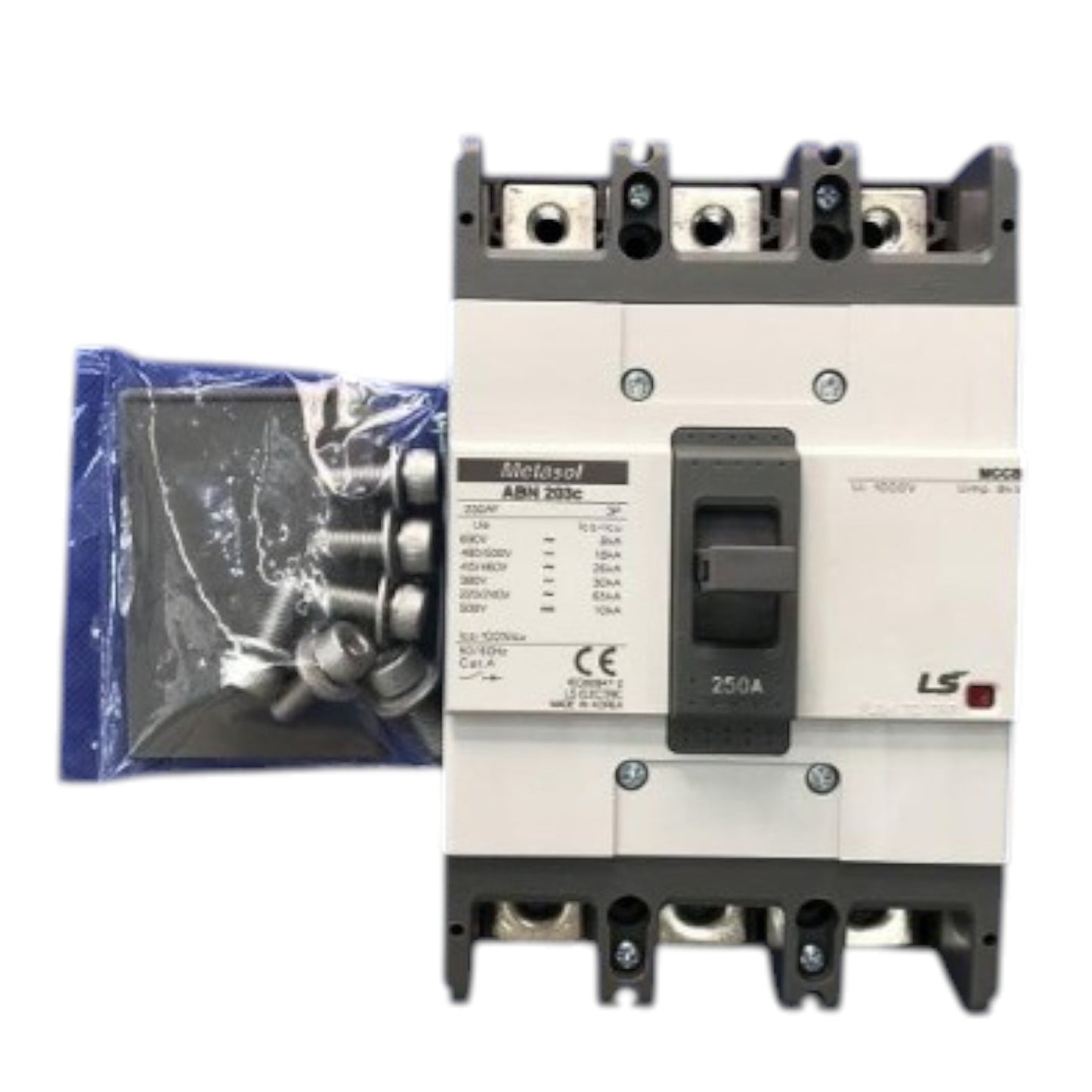 LS ELECTRIC Metasol MCCB 3 pole 26kA 250 Ampere,Molded Case Circuit Breaker 250A 3Pole