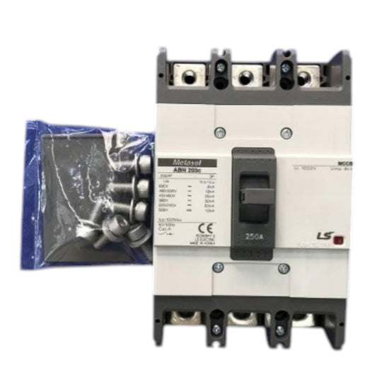 LS ELECTRIC Metasol MCCB 3 pole 26kA 250 Ampere,Molded Case Circuit Breaker 250A 3Pole