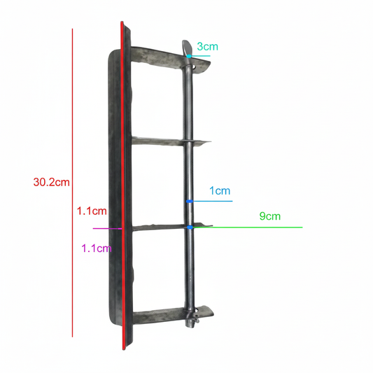 Secondary Rack 2 Wire with Spool Insulator Ceramic for Cable Management