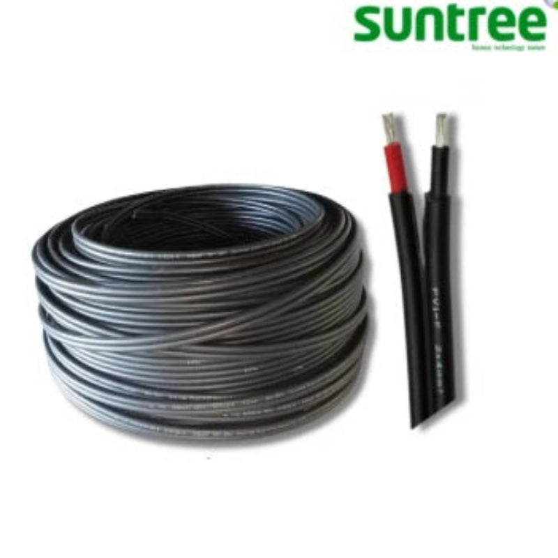 Suntree Twin Core DC Solar Cable 1500V 2 x 4mm² 100m/roll Electx