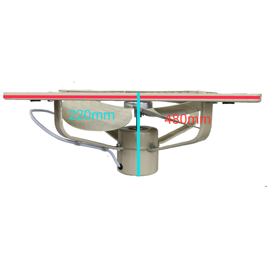 Tailee 14 Inches Industrial Exhaust Fan Single Phase 220V 350mm 93W 1600rpm 1340ft3Min 58dB 350mm x 350mm Metallic Blade Electx Electrical Supply
