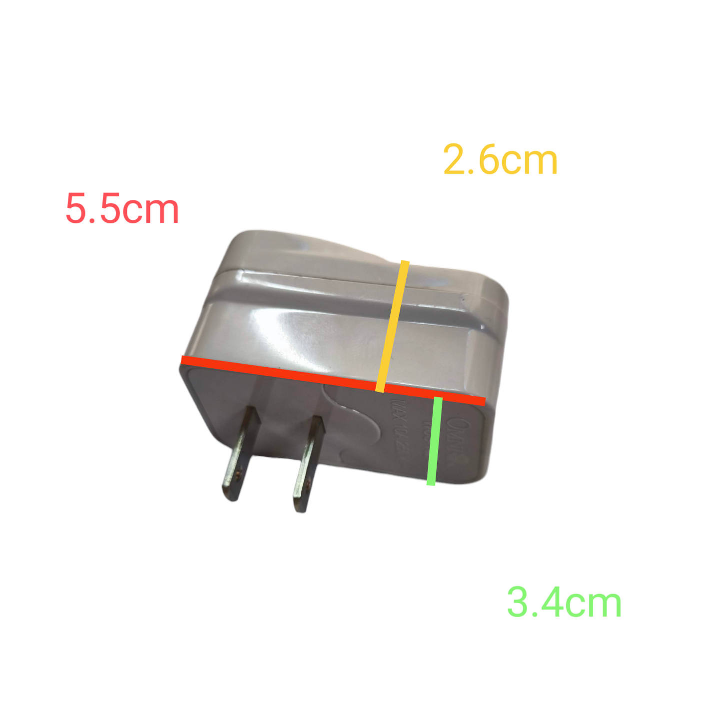 Omni Universal Adaptor with Switch 10A 250V WUS-102