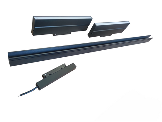 ILLUMIQ TERRA Magnetic Track Light 1 Meter 50mm with 2pcs 18W LED Foldable Flood Track Light Warm White 3000K 220V