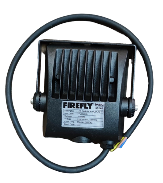 Firefly 20W LED Floodlight 220V Daylight 6500K FFL3020DL Omega Series Flood light
