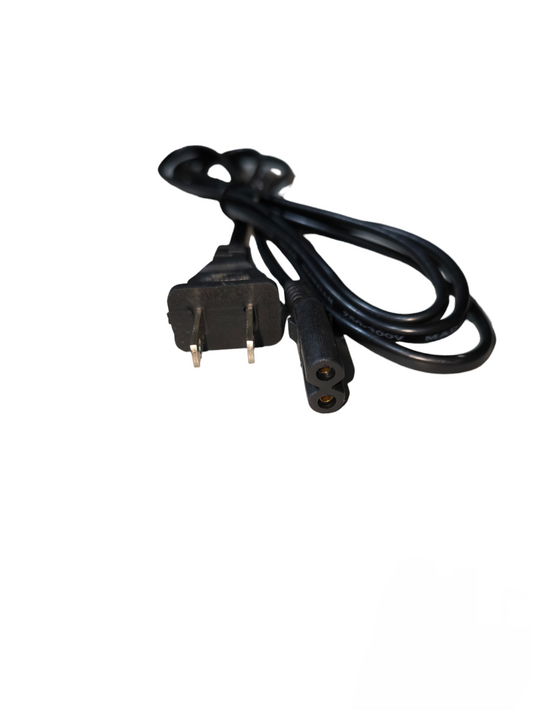 Black AC Cord Sony Cord 0.30mm with two-prong plug and female connector cable from China