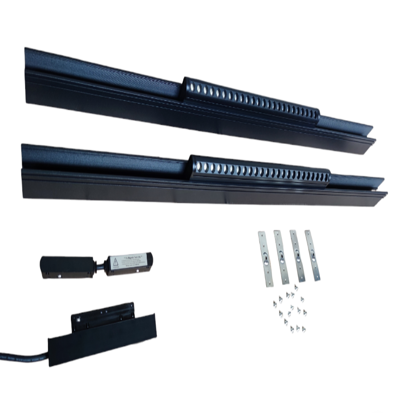 IILUMIQ TERRA Magnetic Track Light 2 Meter 50mm with 2pc 24W LED Rotary Grille Track Light 220V Daylight 6500K