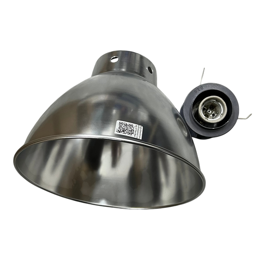 Biglite 10 inch aluminum reflector E27 socket with metal finish for lighting installation accessories