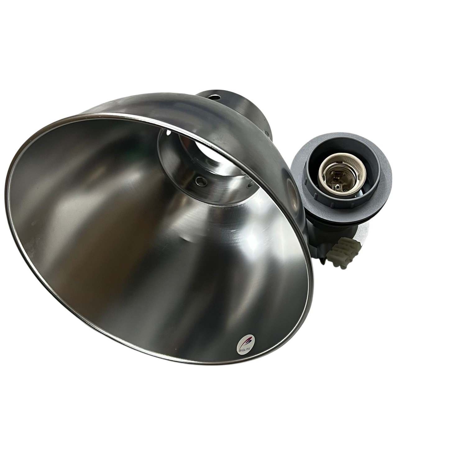 Biglite 10 inch aluminum reflector with E27 socket for efficient lighting installations