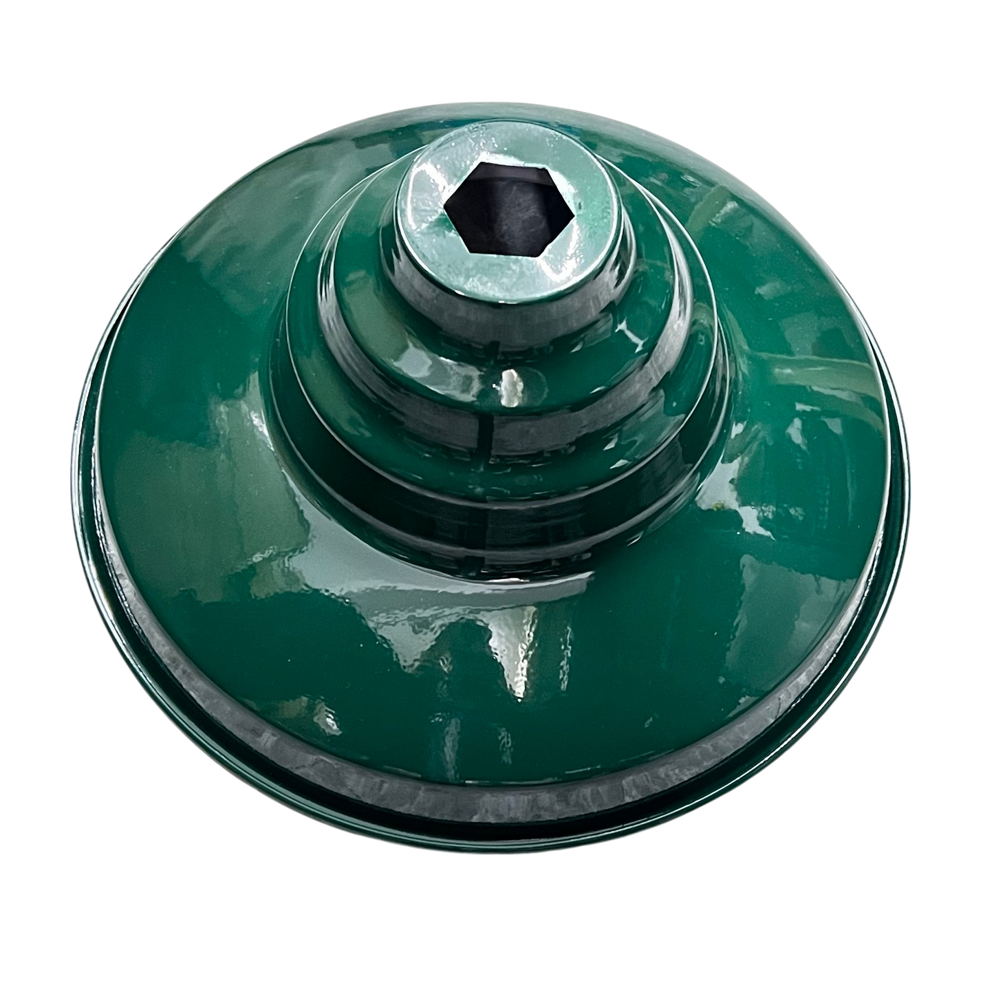 Amco 12 Inch green lamp cover with metallic center for lighting installation accessories