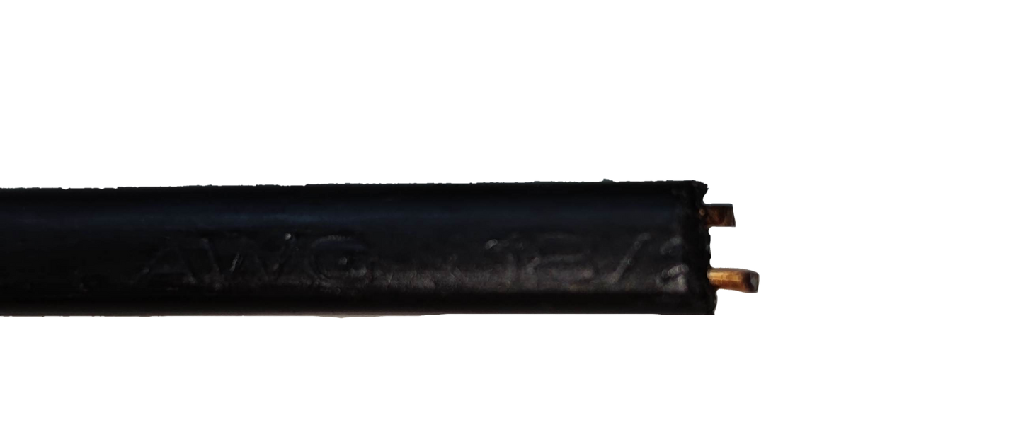 Philflex black AWG 18 Telephone Drop Wire with durable insulation for reliable telephone connections