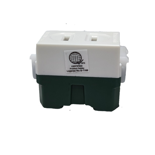 Panasonic Flat Pin Outlet Receptacle Quick Connect Terminal 16A 250V, Flat Pin Outlet Device Wide Series WEG1001-5
