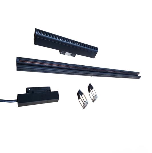 ILLUMIQ TERRA Magnetic Track Light 1 Meter 26mm with 1pc 24W LED Rotary Grille Track Light 220V Daylight 6500K