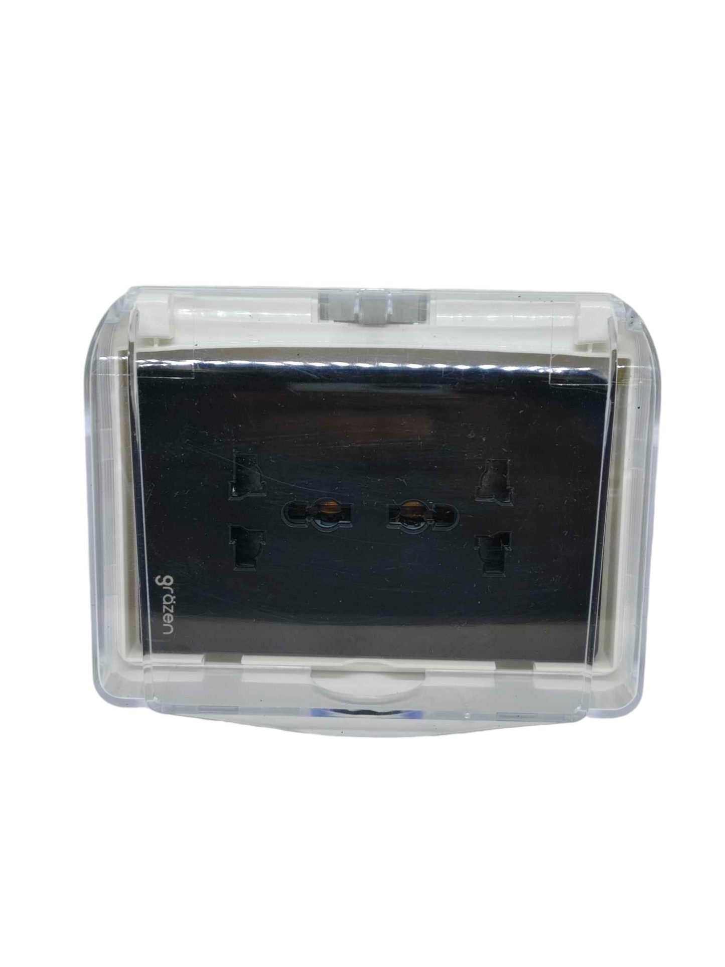 Grazen 16A 220V waterproof plate cover designed for outdoor electrical safety.