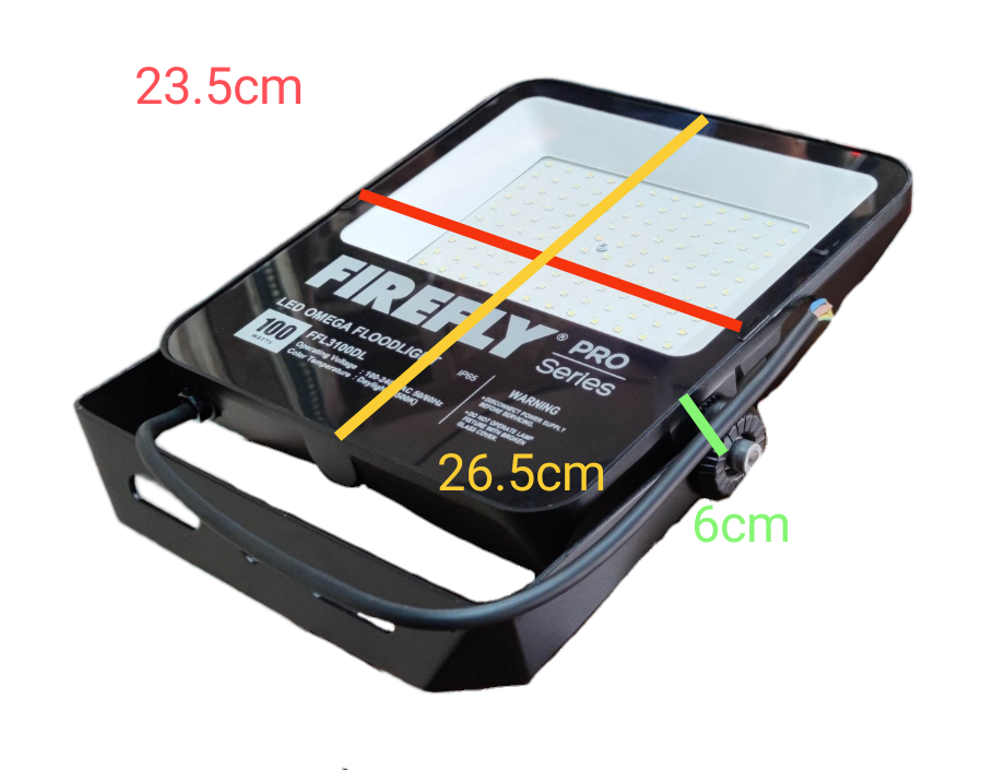 Firefly 100W LED Floodlight 220V Daylight 6500K FFL3100DL Omega Series Flood light