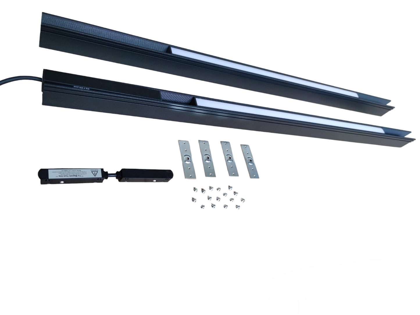 ILLUMIQ TERRA Magnetic Track Light 2 Meters 26mm with 4pcs 18W LED Foldable Grille Track Light 220V Warm White 3000K