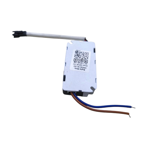 Biglite LED Driver 4-5W Input 100-220V compact white power supply with blue and brown wires