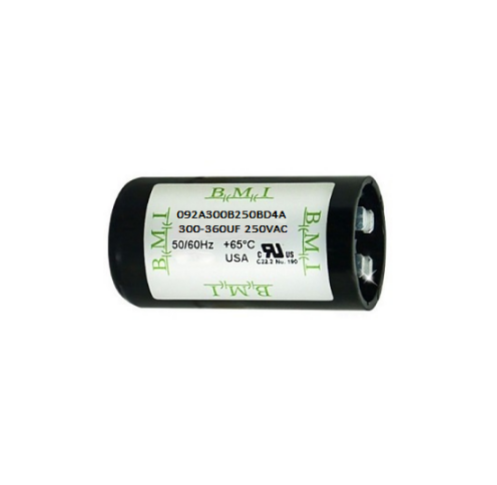 BMI 300-360MFD 250V Starting Capacitor for motor and electrical circuit applications