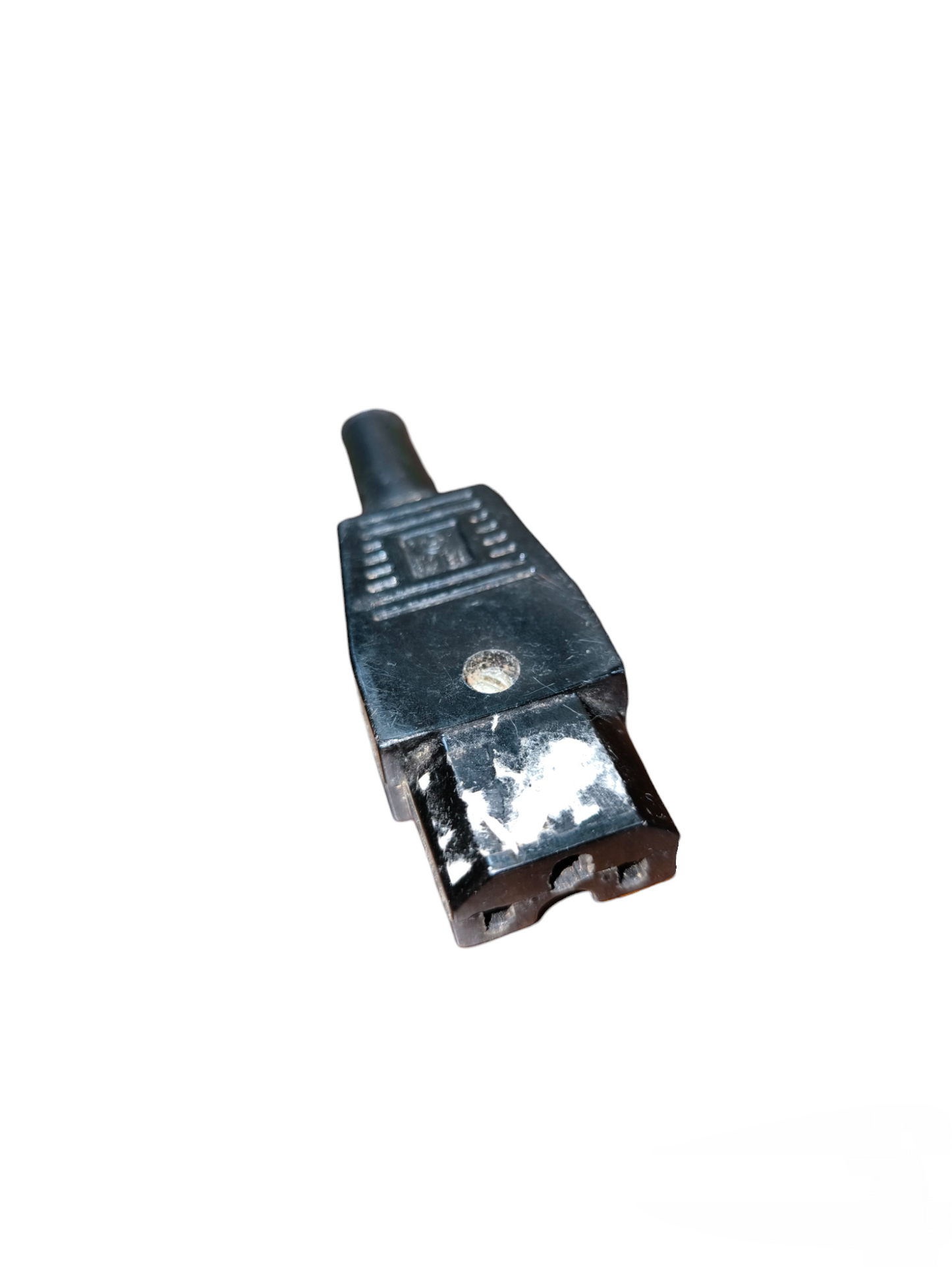 Electx Electrical Supply C14 Connector with Groove 10A 250V black electrical plug component