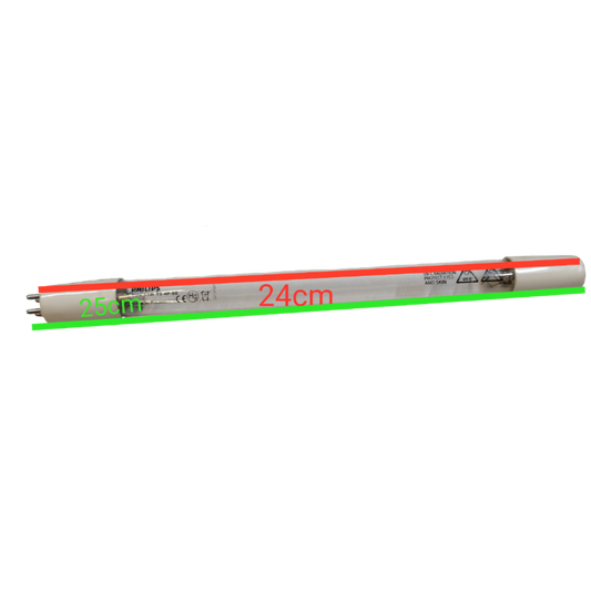 Philips Germicidal Tube 11W 4 Pins T-5, UV-C 11W T-5 Tube, Disinfecting Sterilizing Lamp for Water Station 25cm