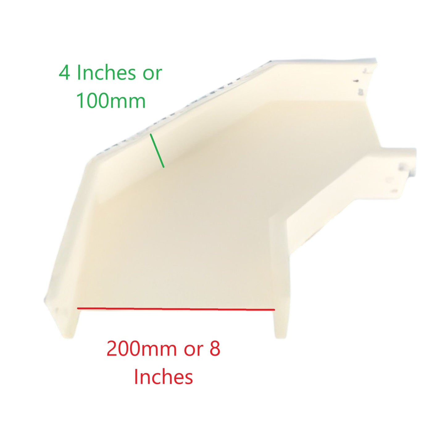 Royu Cable Tray Elbow 200mm x 100mm in white for cable management systems