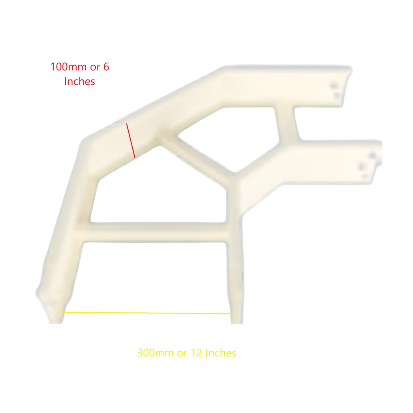 Royu Cable Tray Elbow 300mm x 100mm white plastic cable management fitting with angled design