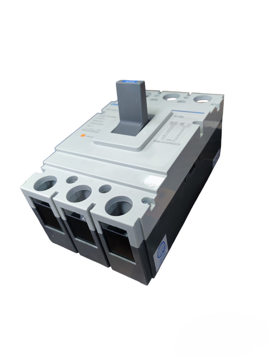 Chint 400A 3 Pole Industrial Circuit Breaker with white and black casing for electrical protection