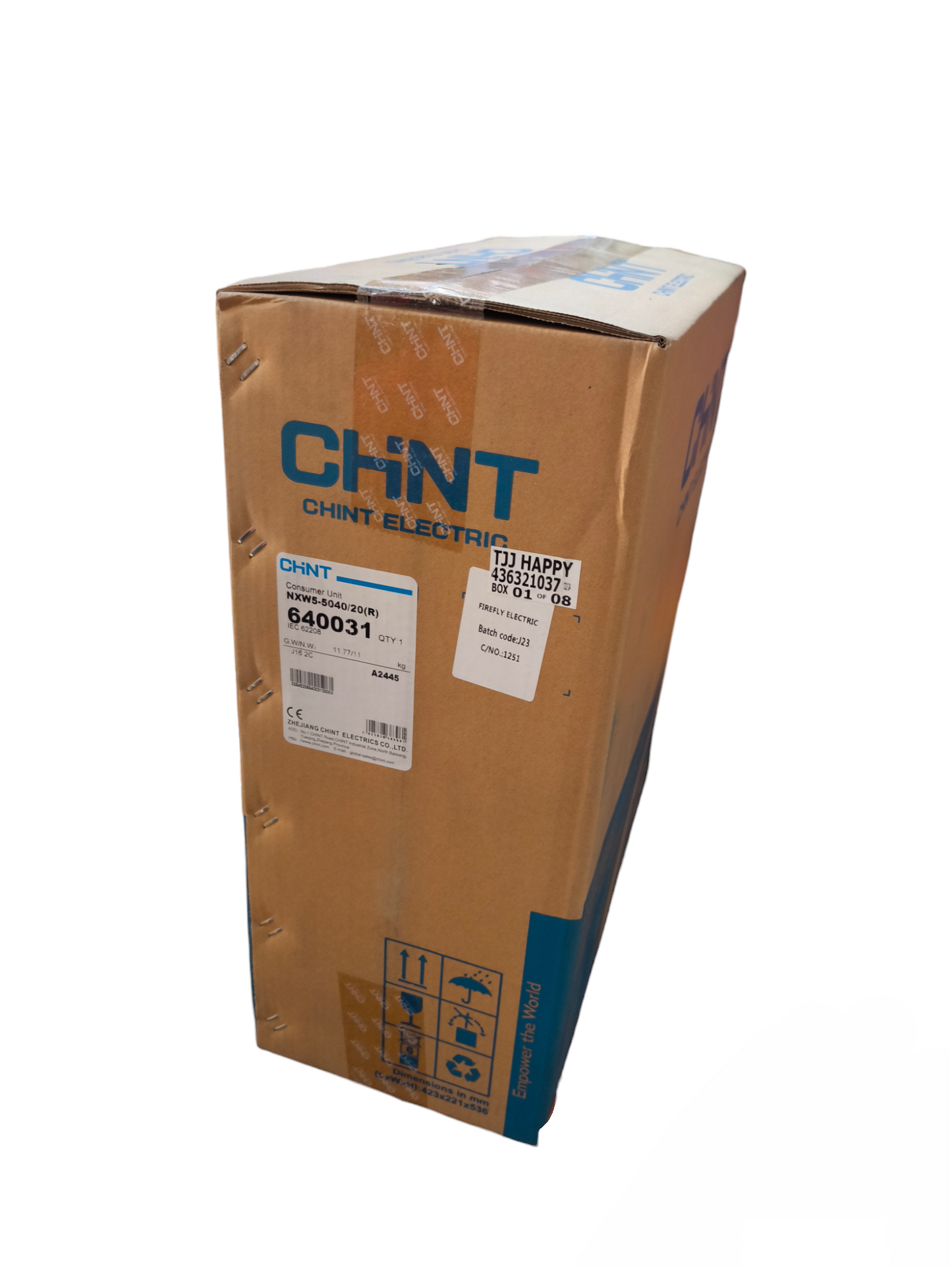 Chint Control Box 500mm x 400mm x 200mm packaging cardboard box for cable management