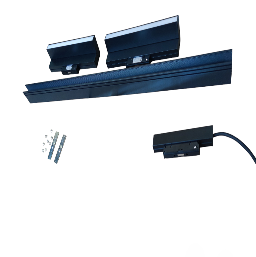 ILLUMIQ TERRA Magnetic Track Light 1 Meter 50mm with 2pcs 18W LED Foldable Flood Track Light Daylight 6500K 220V