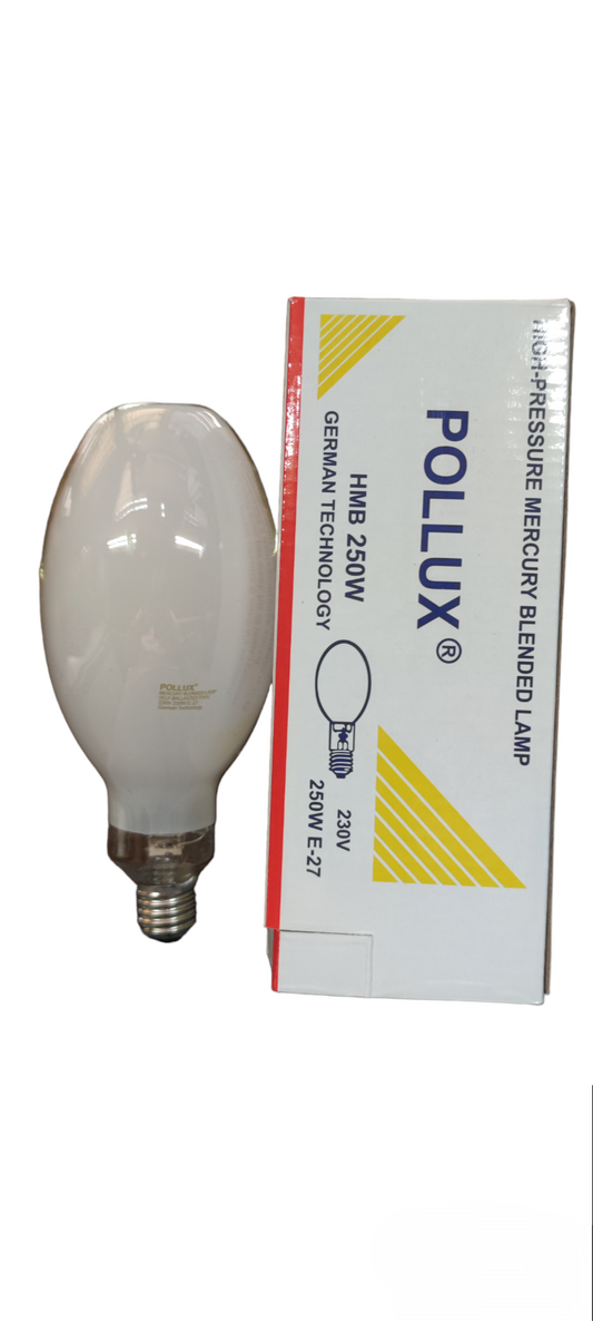 Pollux 250W Mercury Blended Lamp 220V E27, Mercury Bulb