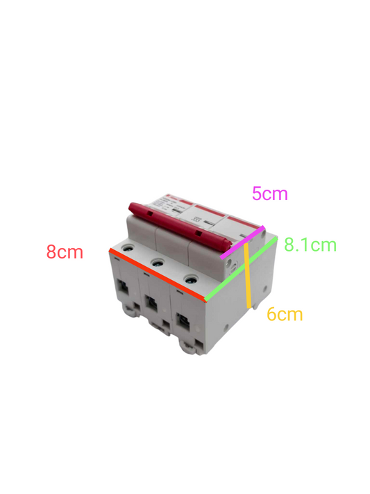 Himel 100A 3Pole 10KAIC 220V Miniature Circuit Breaker MCB HDB3w125H3C100