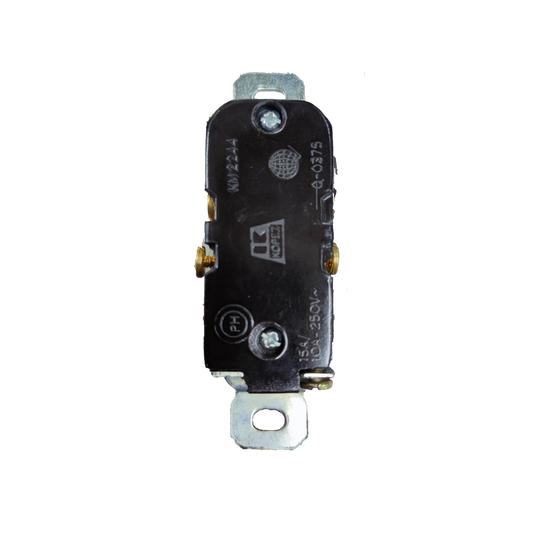 Kopez duplex flat pin outlet with ground black power point switch component