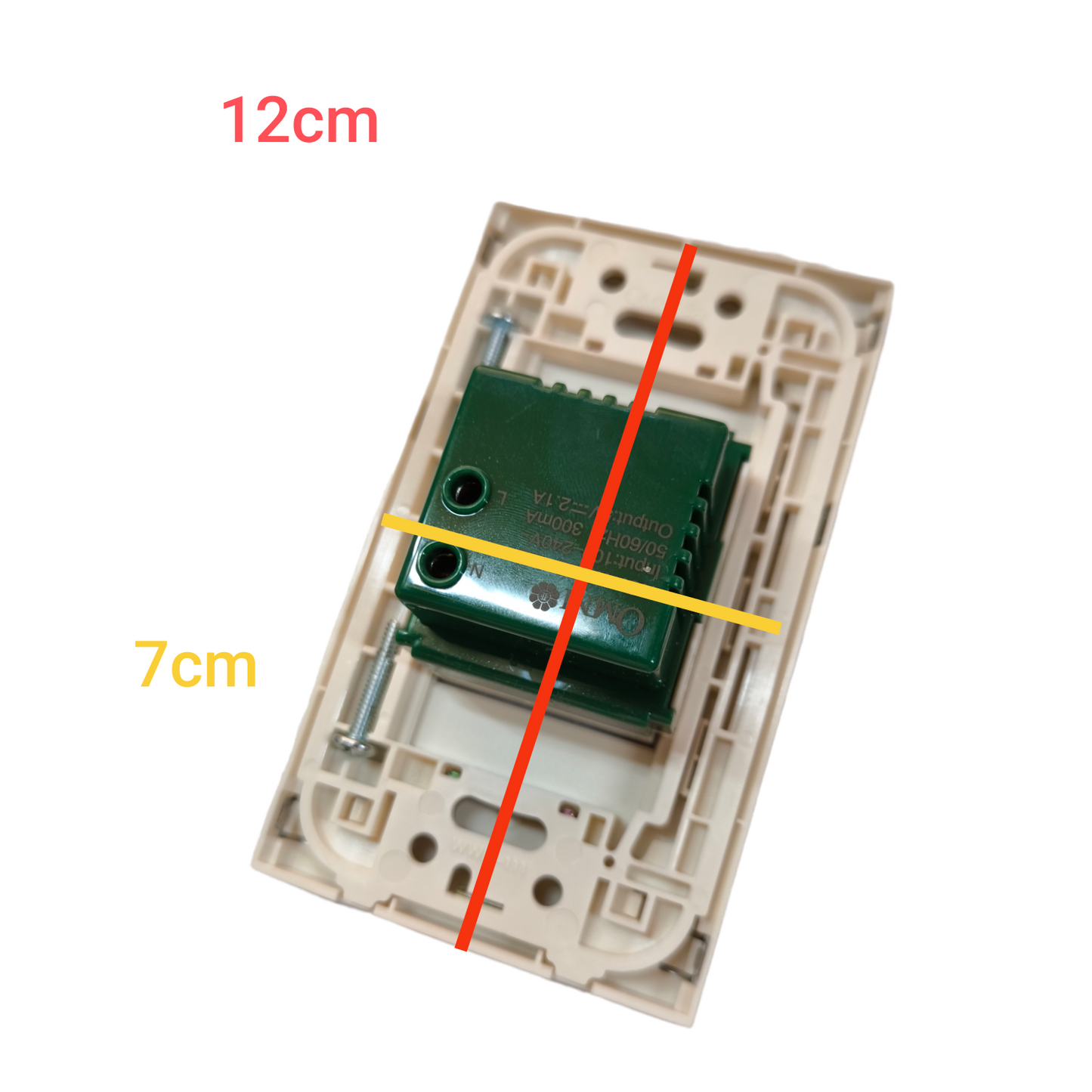 Omni USB Outlet 2 Gang Center Device WWP-111S+WUSB-002