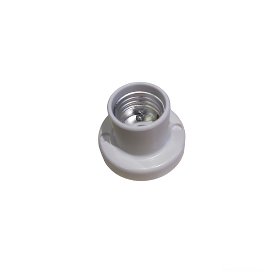E27 lamp socket for 2x2 PVC lighting installation accessory from Electx Electrical Supply
