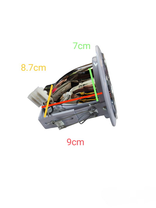 Firefly E27 reflector downlight for home with a compact design and easy installation dimensions