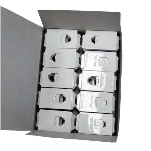 Panasonic Telephone Modular Jack 10PCS , Telephone Outlet, Telephone 6P4C WEG2164 10PCS