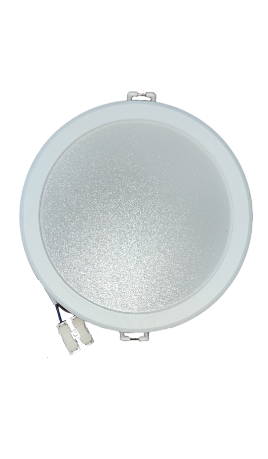 Ecolum 12W LED downlight warm white round ceiling light with frosted cover