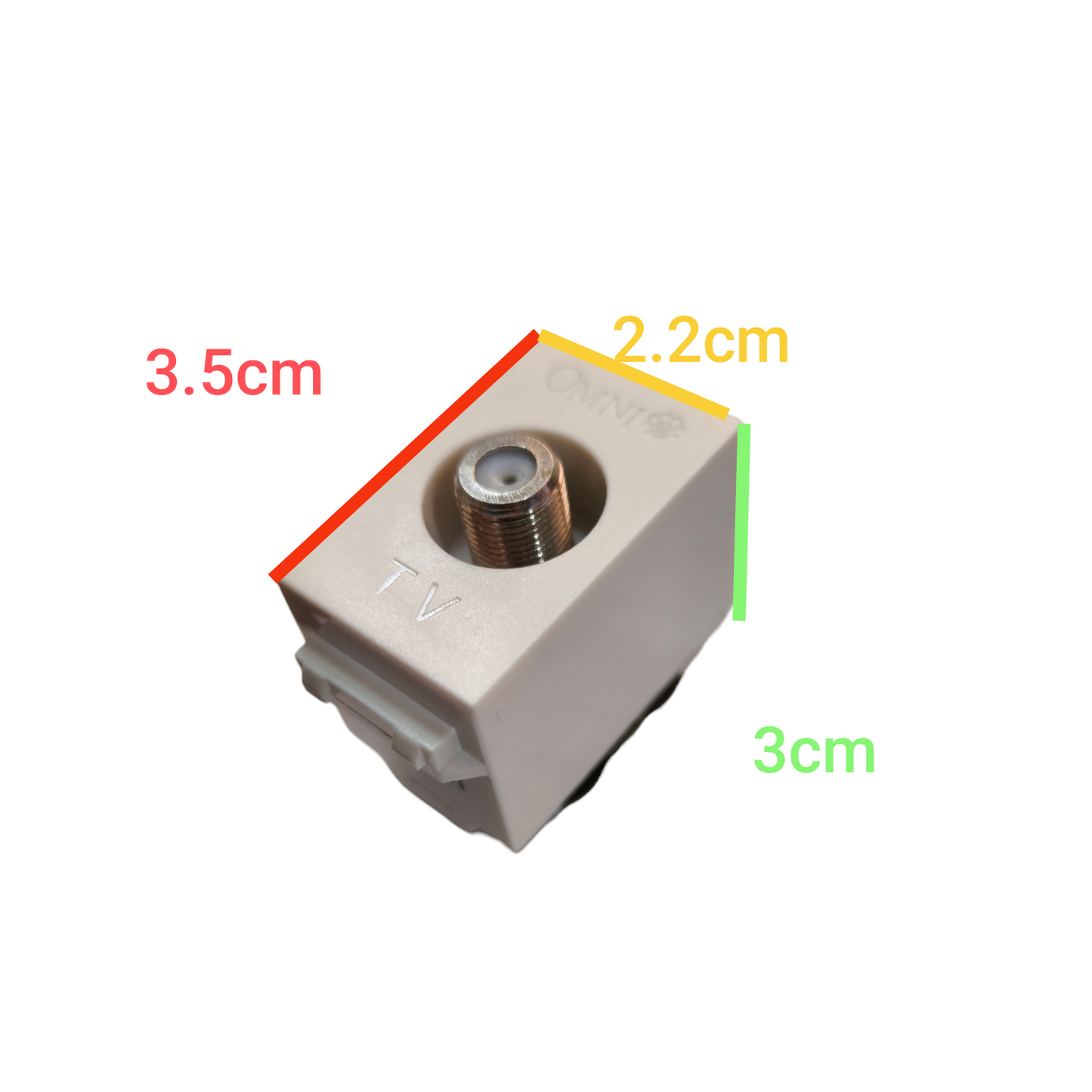Omni Cable TV Outlet Wide Series WWV-301