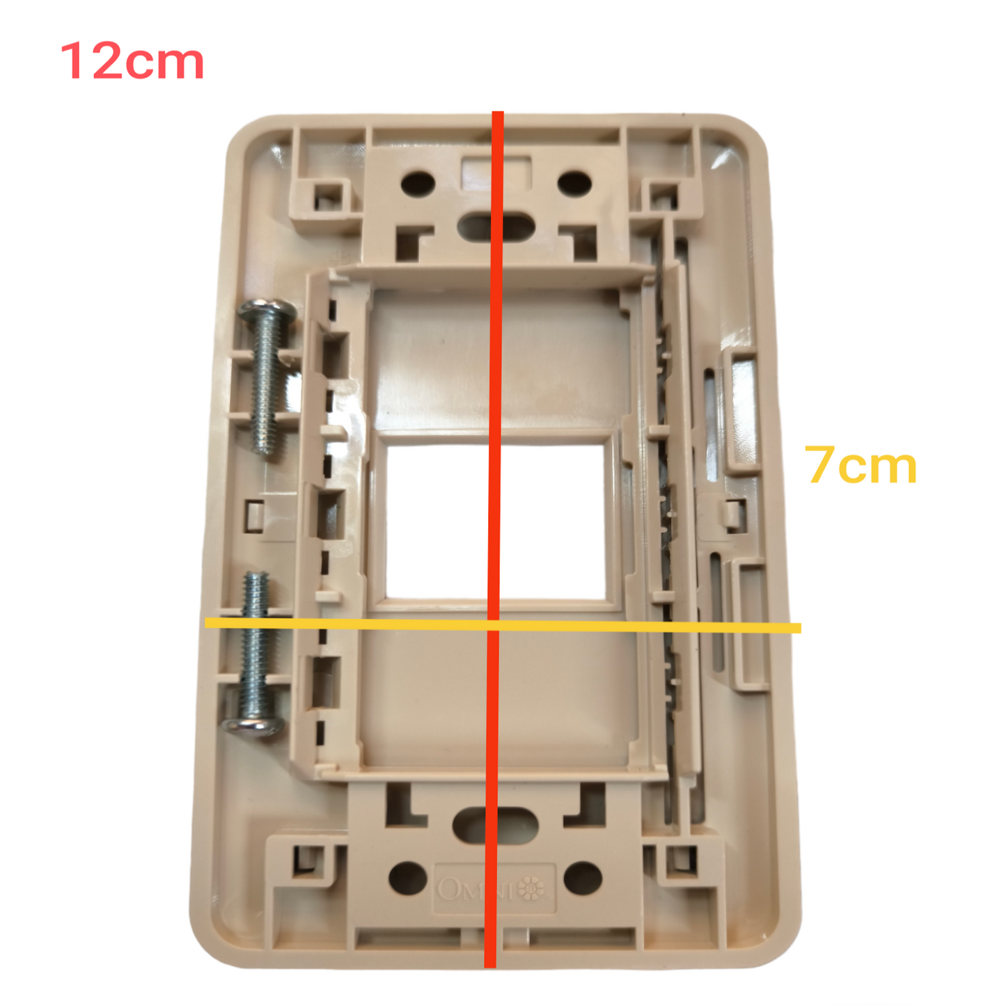 Omni 1 Gang Plate Cover Classic WEP-101