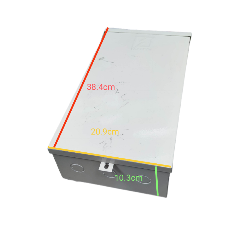 Koten Electrical Circuit Box with Dimensions 38.4cm x 20.9cm x 10.3cm for Electx Electrical Supply
