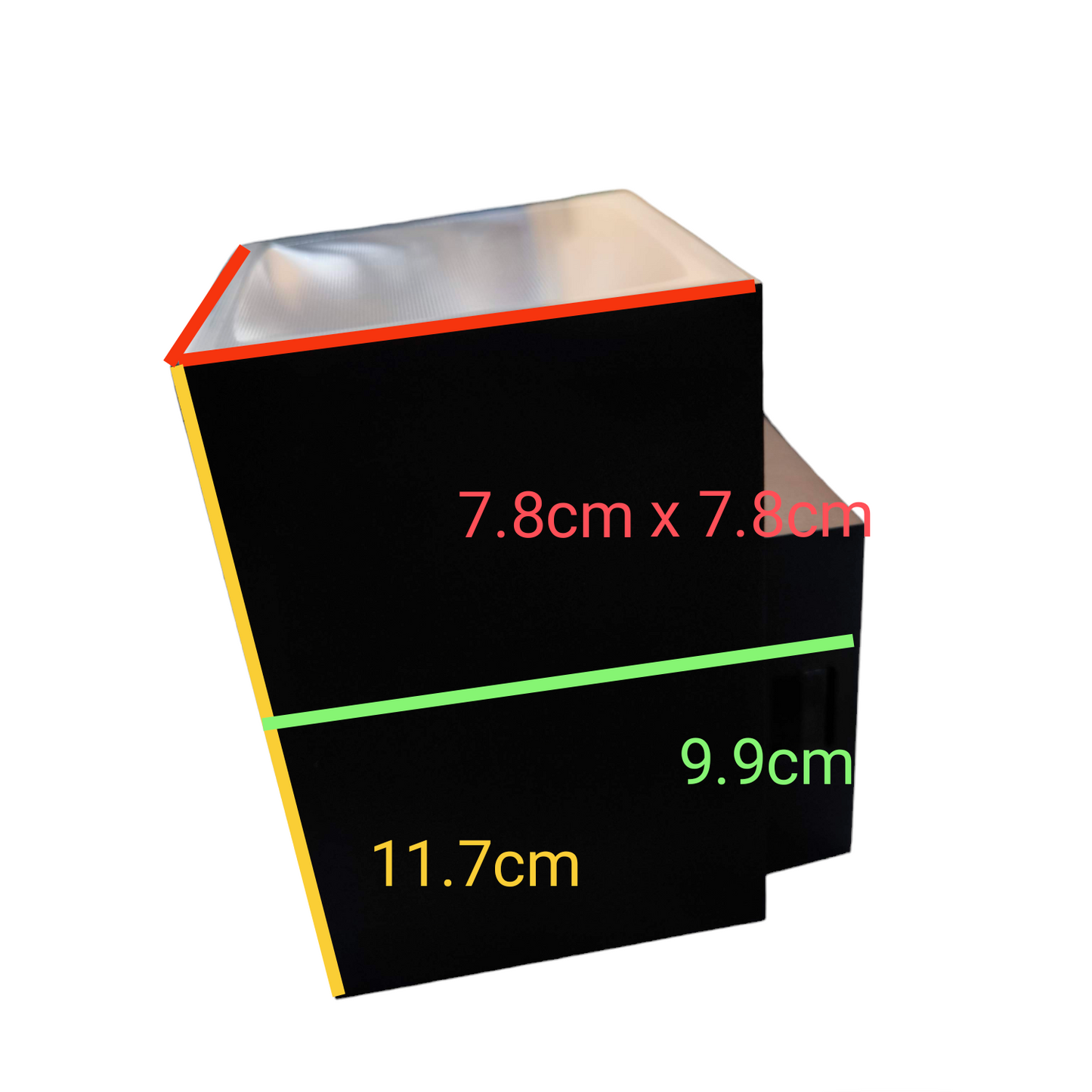Omni LED Square Wall Light 220V Cool White 4000K LWLS-9W3C/B
