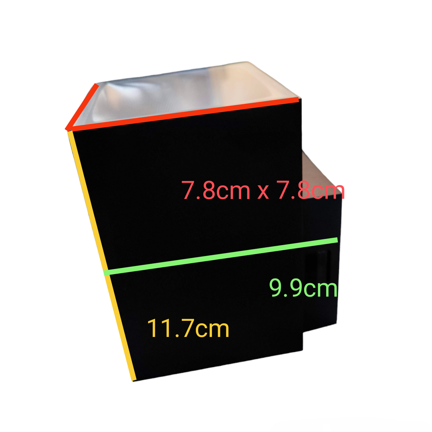 Omni LED Square Wall Light 220V Cool White 4000K LWLS-9W3C/B