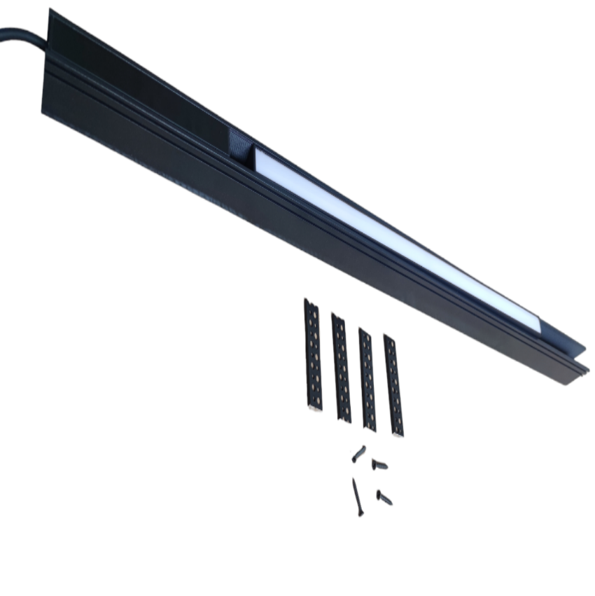 ILLUMIQ TERRA Magnetic Track Light 1 Meter 50mm with 1pc 24W LED Flood Track Light 220V Daylight 6500K