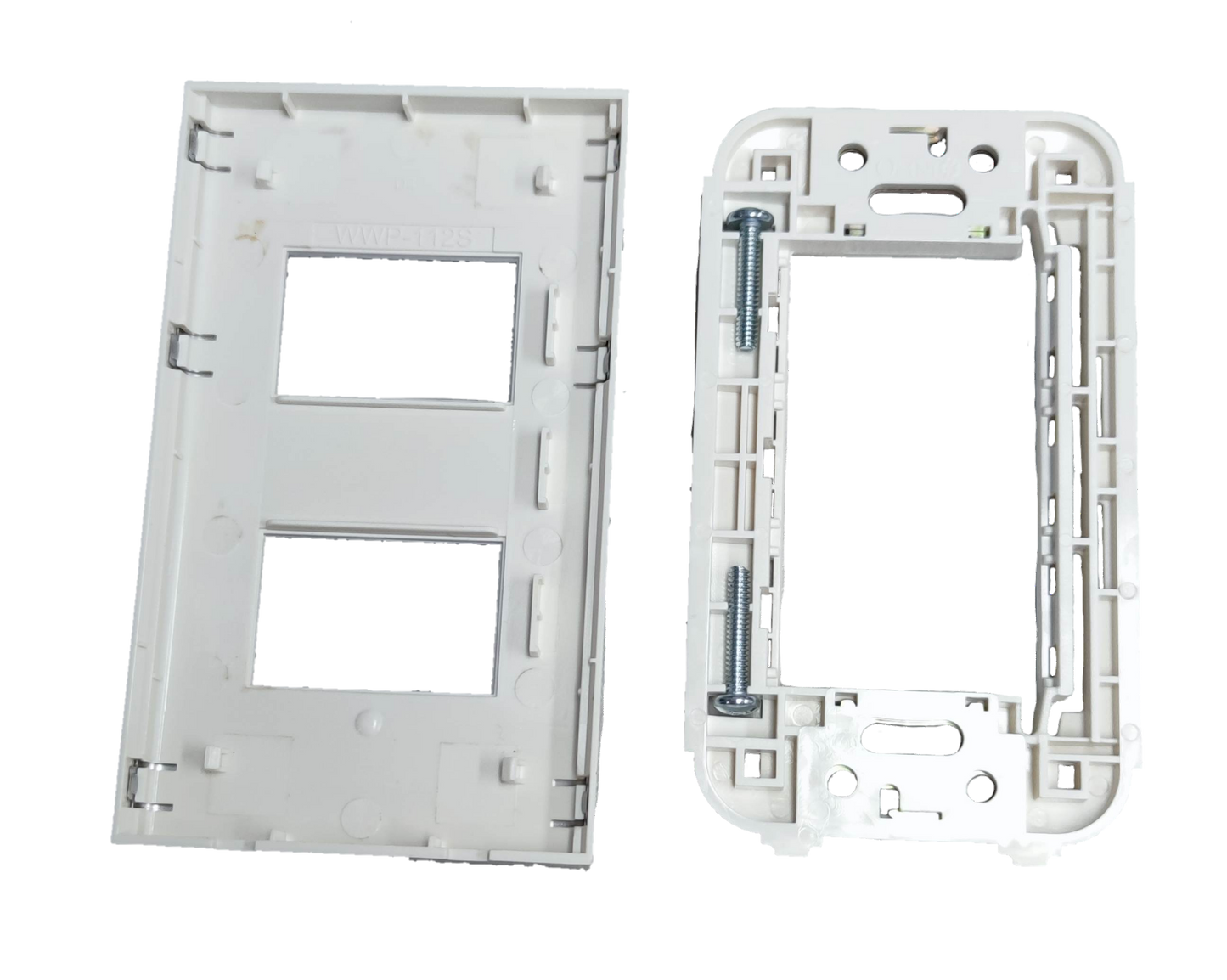 Omni 2 Gang Plate Chrome Cover Device WWP-112S